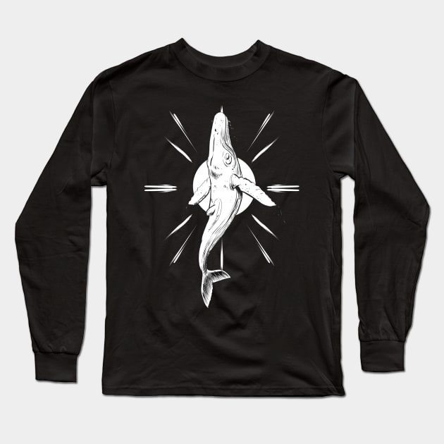 White whale holy grail Long Sleeve T-Shirt by Carlos CD